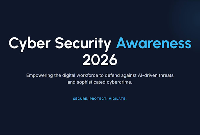 design a custom cybersecurity awareness presentation
